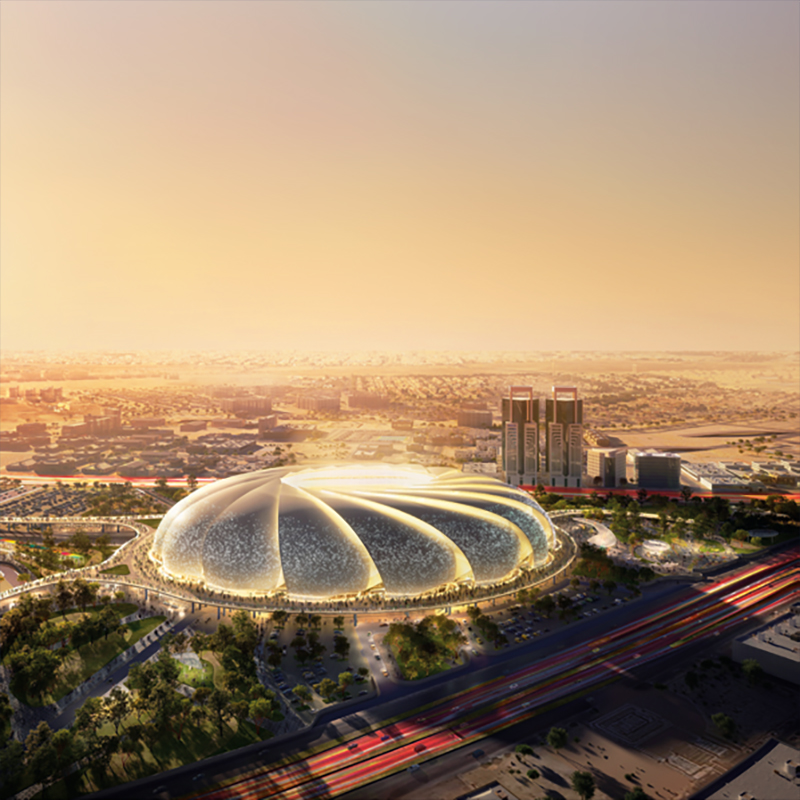 Foto van WK 2034 stadion Aramco Stadion