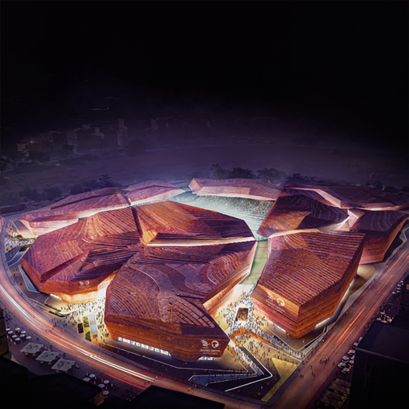 Foto van WK 2034 stadion New Murabba Stadion
